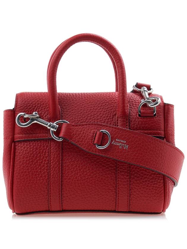 Bayswater Mini Heavy Grain Shoulder Bag Red - MULBERRY - BALAAN 4