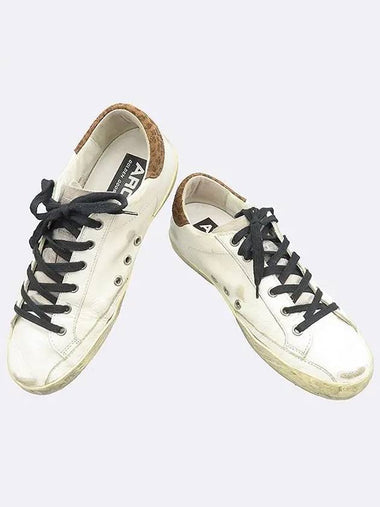 ARCHIVE White Color Vintage Leather Women s Sneakers 39 255MM - GOLDEN GOOSE - BALAAN 1