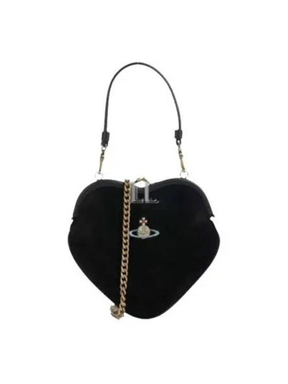 Bell Heart Frame Shoulder Bag Black - VIVIENNE WESTWOOD - BALAAN 2