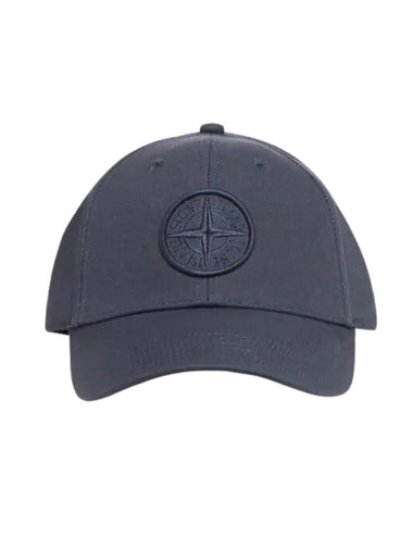 6 Panel Ball Cap Navy - STONE ISLAND - BALAAN 1