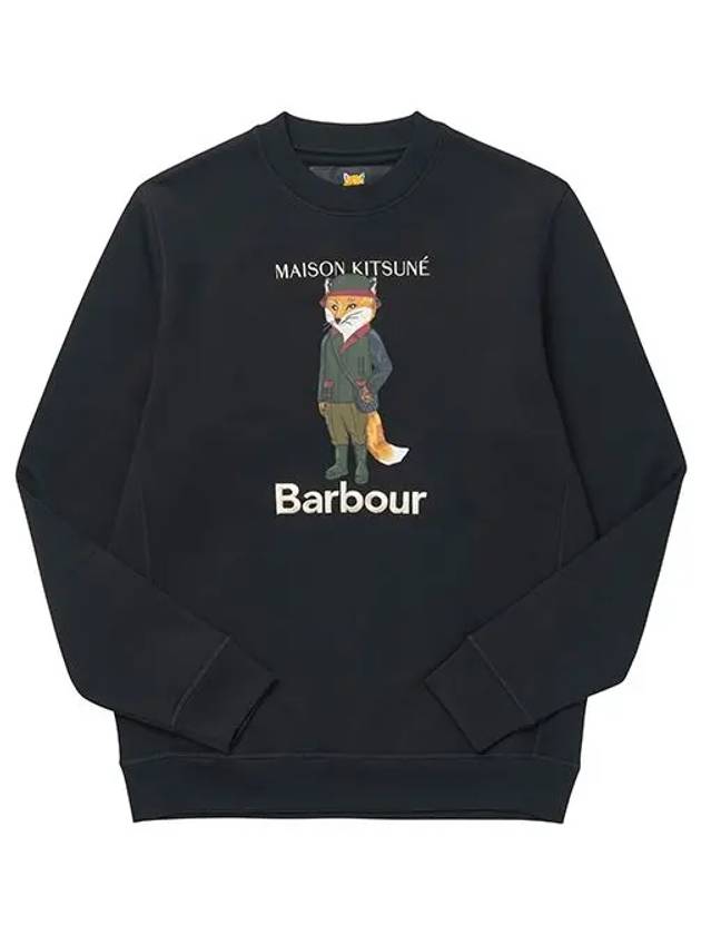 Logo Print Sweatshirt Black - BARBOUR - BALAAN 6