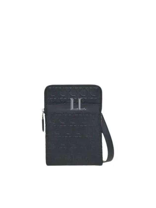 Gancini Embossed Travel Cross Bag Black - SALVATORE FERRAGAMO - BALAAN 2