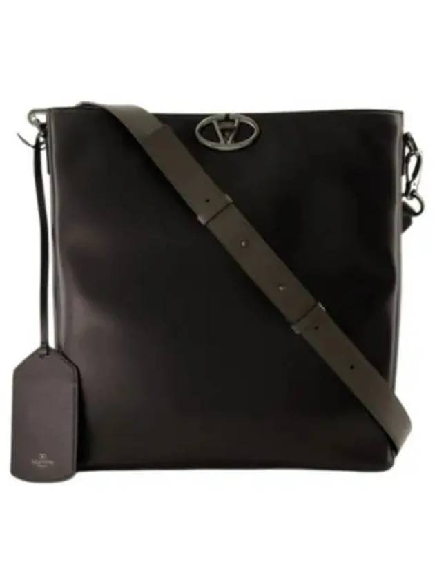 V Logo Cross Bag Black - VALENTINO - BALAAN 2