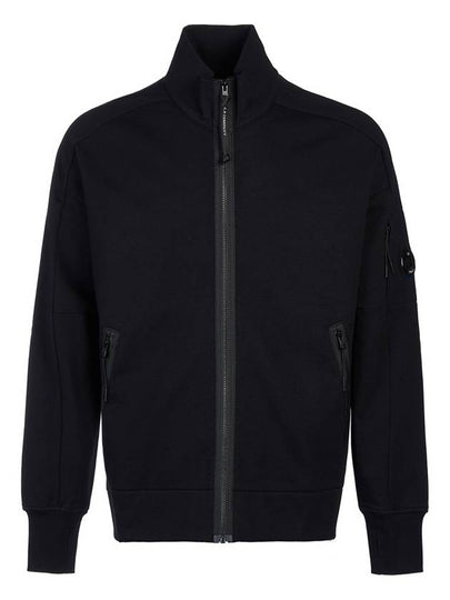 Lens Wappen Zip-Up Jacket Black - CP COMPANY - BALAAN 2