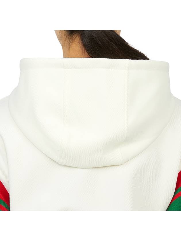 Interlocking G Logo Hooded Jersey Zipped Jumpsuit Ivory - GUCCI - BALAAN.