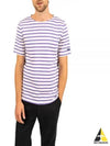 Levant Striped Sailor Short Sleeve T Shirt Acme Violet - SAINT JAMES - BALAAN 2