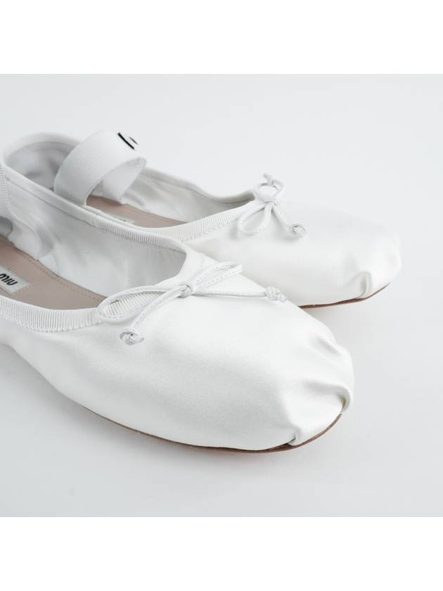 Satin Ballerina Shoes 5F794D QU6 F0009 - MIU MIU - BALAAN 4