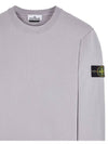 Wappen Patch Garment Dyed Sweatshirt Grey - STONE ISLAND - BALAAN 4