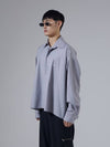 Men's Essential Logo Long Sleeve Shirt Gray - UNNORM IS DEAD - BALAAN 3