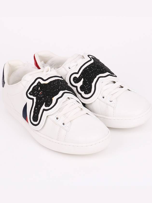 Black Tiger 36 Ace Sneakers 481153 - GUCCI - BALAAN 4