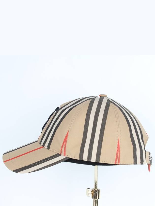 TB Stripe Monogram Ball Cap M - BURBERRY - BALAAN 5