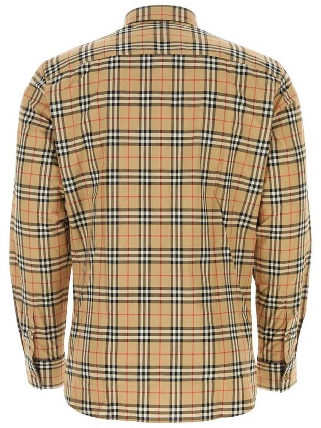 Vintage Check Pattern Long Sleeve Shirt Beige - BURBERRY - BALAAN 3