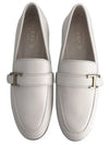 Women's T Logo Mokashino Loafers White - TOD'S - BALAAN.