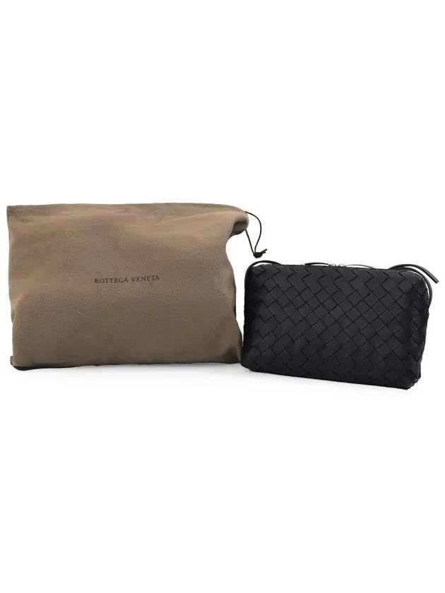 Women's Intrecciato New Nodini Cross Bag Matte Black - BOTTEGA VENETA - BALAAN 5