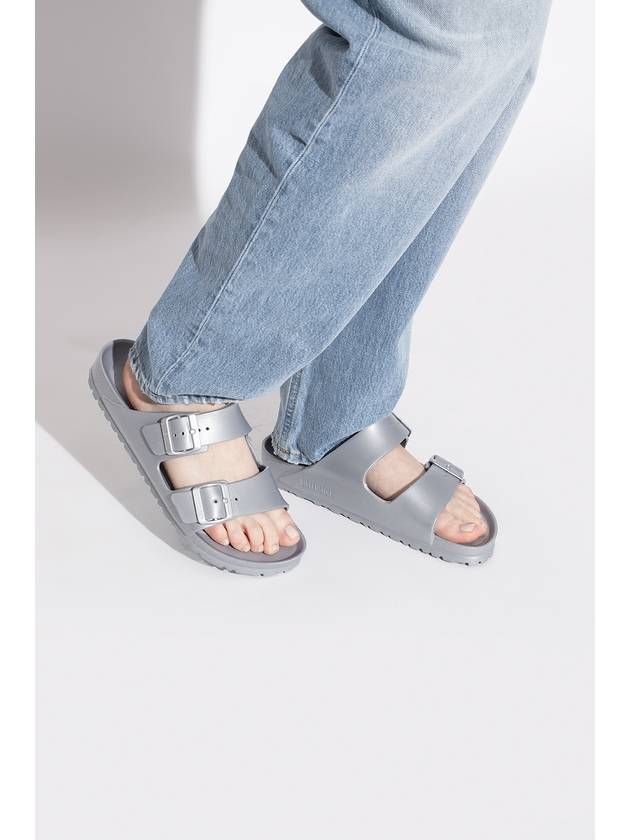 Birkenstock ‘Arizona EVA’ Slides, Women's, Silver - BIRKENSTOCK - BALAAN 2