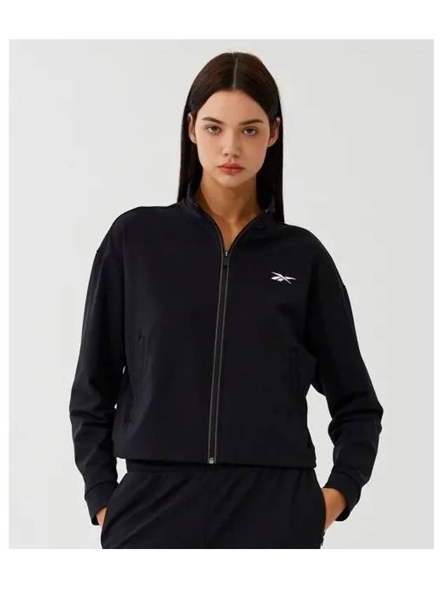 Active brushed training jacket women s black - REEBOK - BALAAN 1