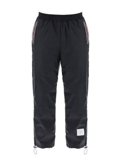 Logo Patch Ripstop Cricket Stripe Track Pants Navy - THOM BROWNE - BALAAN 2