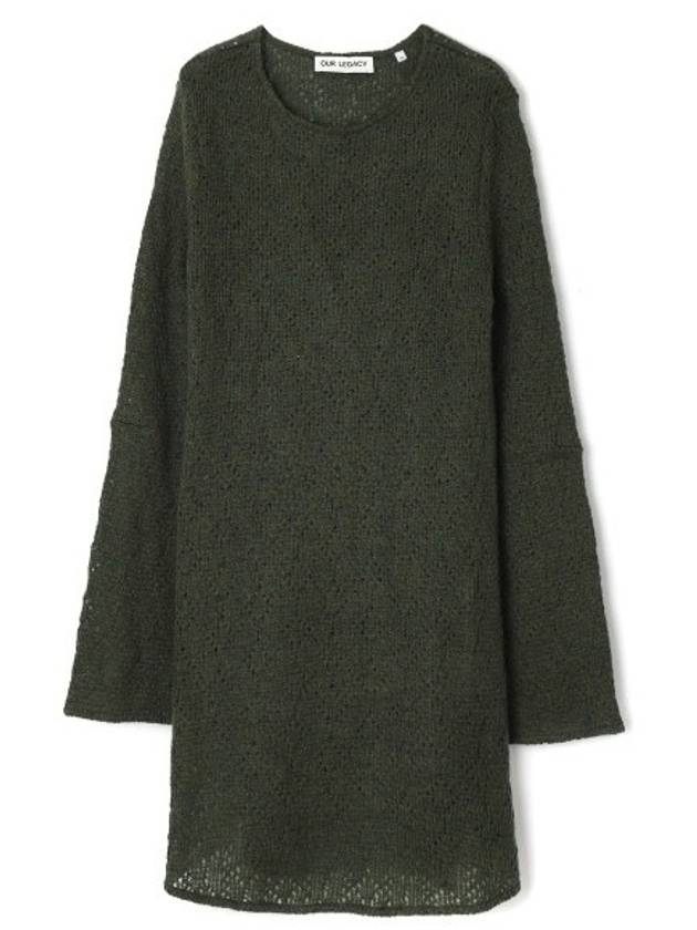 Two Face Midi Dress Moor Green - OUR LEGACY - BALAAN 2