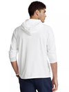 Embroidered Logo Jersey Hoodie White - POLO RALPH LAUREN - BALAAN 3