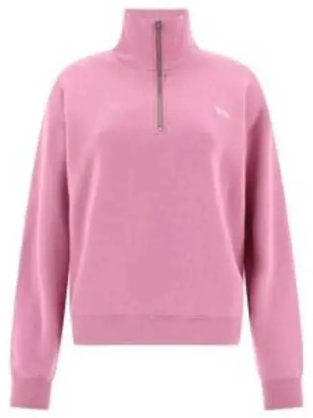 Baby Fox Half Zip Up Sweatshirt Pink - MAISON KITSUNE - BALAAN 2