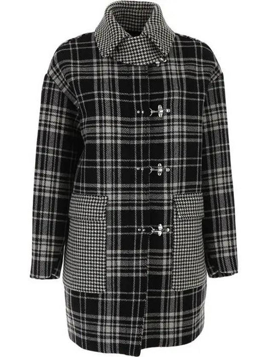 Houndstooth Wool Coat 2741MDC13A 195609 02 - MSGM - BALAAN 1