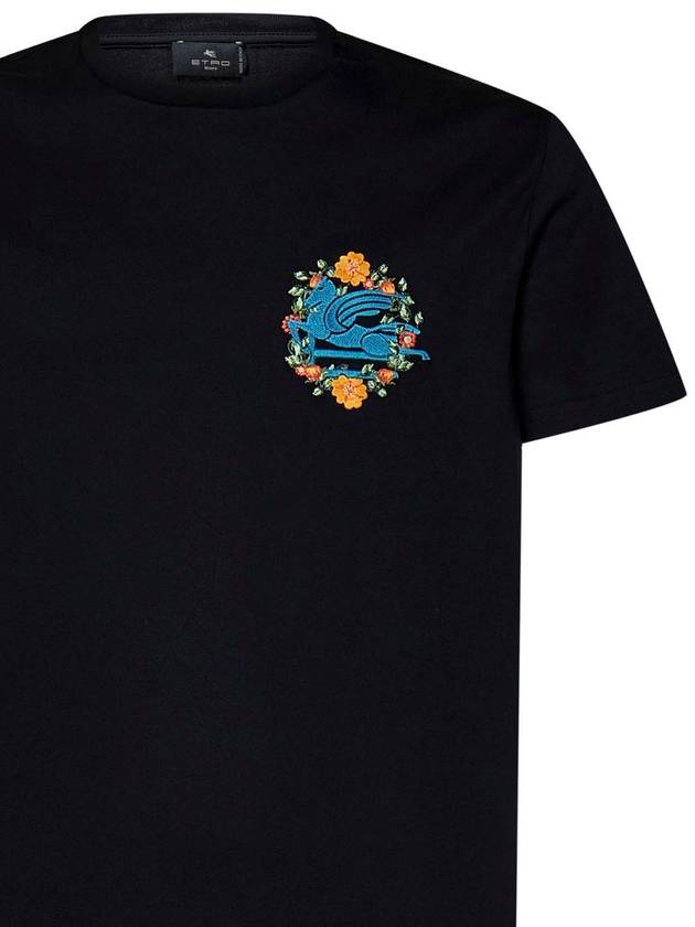 Etro Logo Embroidery T-Shirt - ETRO - BALAAN 3