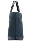 Canvas M Cabas Tote Bag Navy - VANESSA BRUNO - BALAAN 4