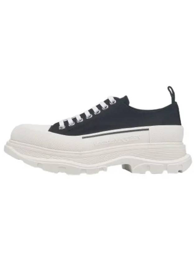 Tread slick lace up sneakers black white - ALEXANDER MCQUEEN - BALAAN 1