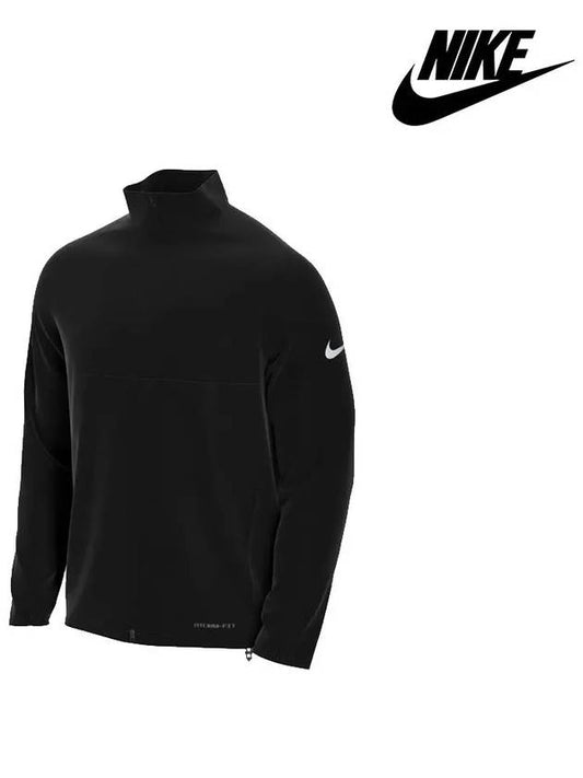 Men s Storm Fit Victory Zip up Golf Rain Jacket Black DA2867 - NIKE - BALAAN 1