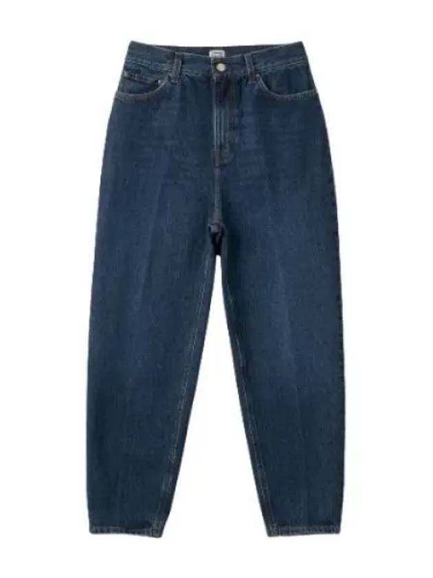 Tapered Denim Pants Dark Blue Jeans - TOTEME - BALAAN 1