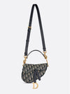 Saddle Oblique Jacquard Mini Shoulder Bag Blue - DIOR - BALAAN 6