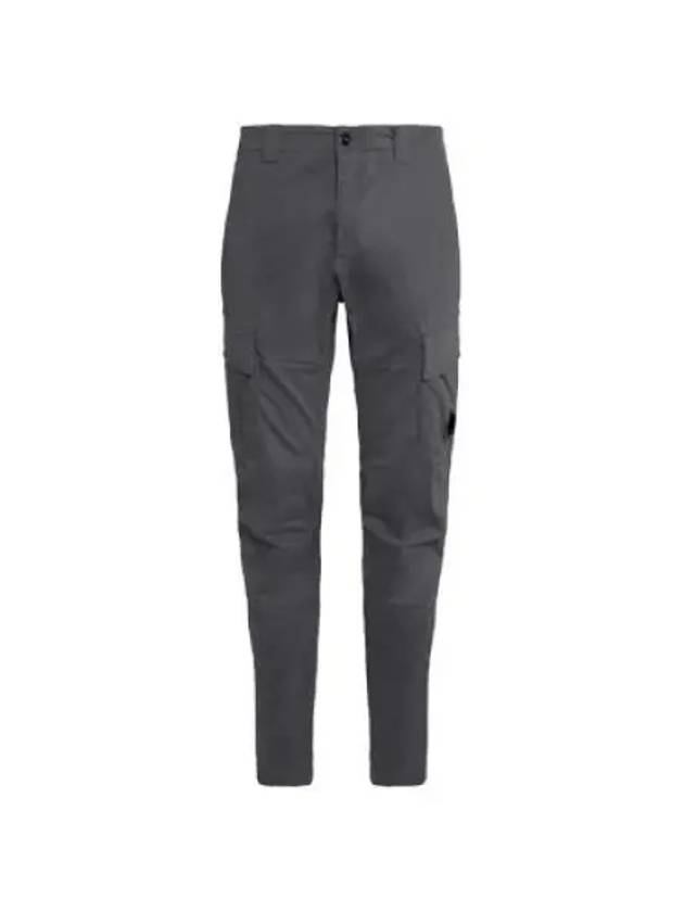 Stretch Satin Cargo Straight Pants Grey - CP COMPANY - BALAAN 2