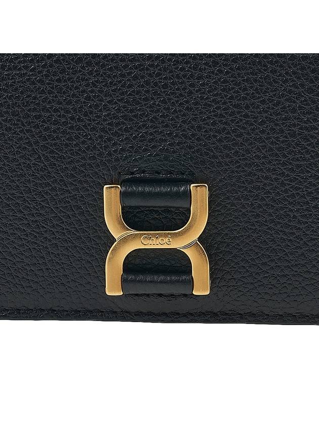 Marcie Medium Compact Half Wallet Black - CHLOE - BALAAN 7