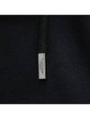 Back Embroidery Logo Cotton Hoodie Black - WOOYOUNGMI - BALAAN 9