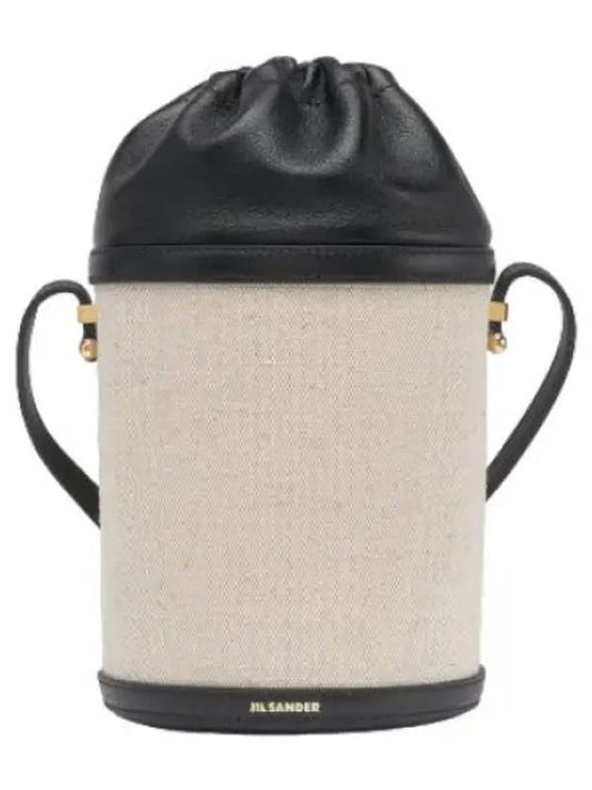 Mini Taos bucket bag black beige shoulder - JIL SANDER - BALAAN 1