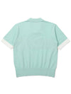 Color block half sleeve knit top MINT WOMAN - MALBON GOLF - BALAAN 2