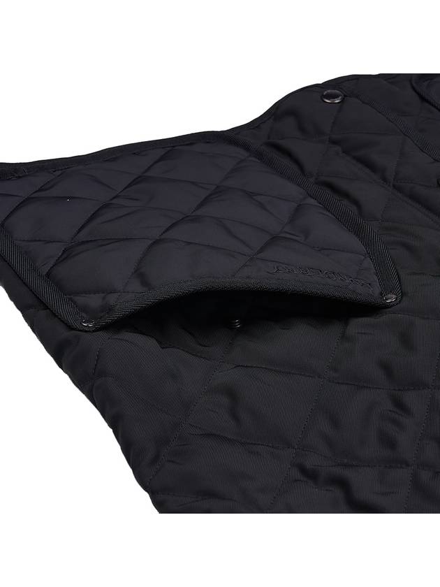 Quilted Thermoregulated Barn Jacket Black - BURBERRY - BALAAN 9