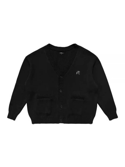 Morning Mist Collection Legends Cardigan BLACK M3113LKO03BLK - MALBON GOLF - BALAAN 1