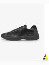 America's Cup Leather Low Top Sneakers Black - PRADA - BALAAN 2