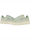 Women's Medalist Goatskin Low Top Sneakers Green - AUTRY - BALAAN 3