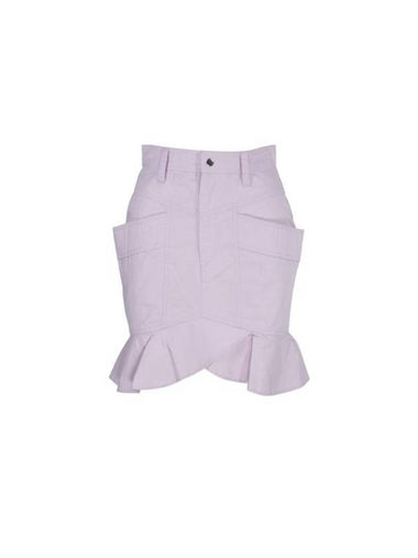 Short Skirt 23PJU0004FA A1G32E 86LC LILAC - ISABEL MARANT ETOILE - BALAAN 1