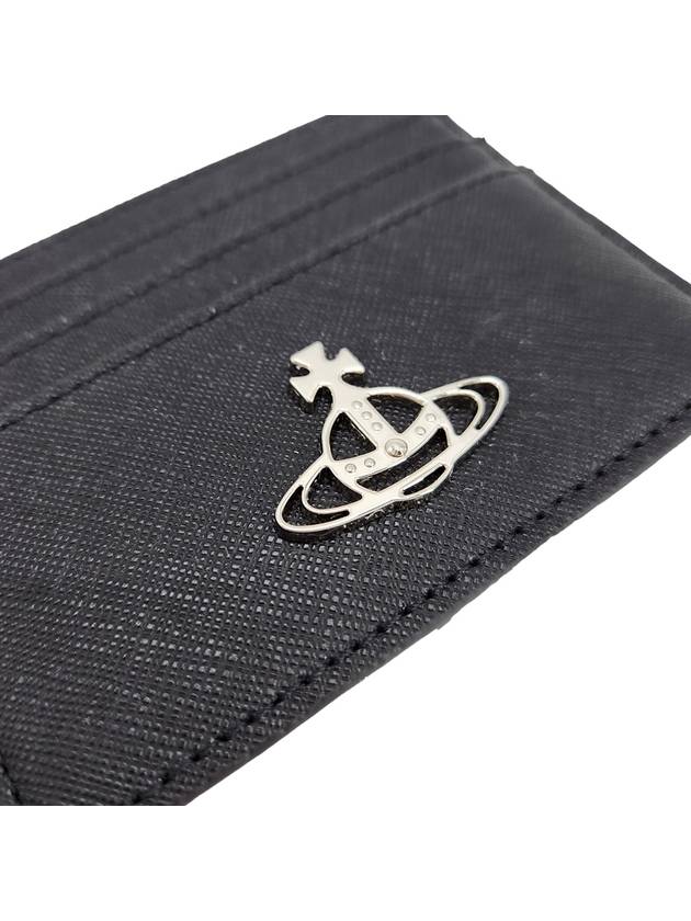 Logo Plaque Card Wallet Black - VIVIENNE WESTWOOD - BALAAN 5