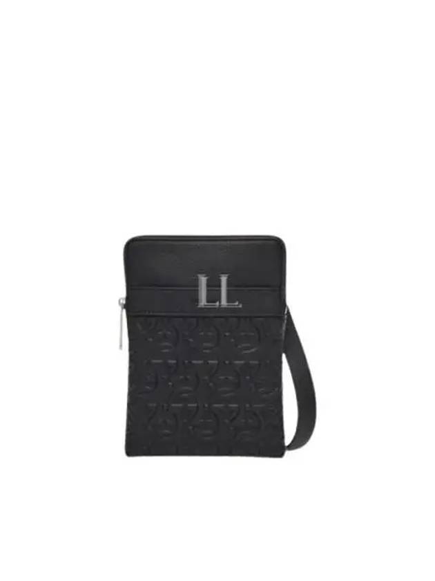 North-South Gancini Cross Bag Black - SALVATORE FERRAGAMO - BALAAN 2