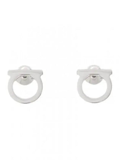 Gancini Earings Silver - SALVATORE FERRAGAMO - BALAAN 2