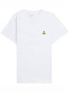 Zafferh Logo Cotton Short Sleeve T-Shirt White - ISABEL MARANT - BALAAN 3