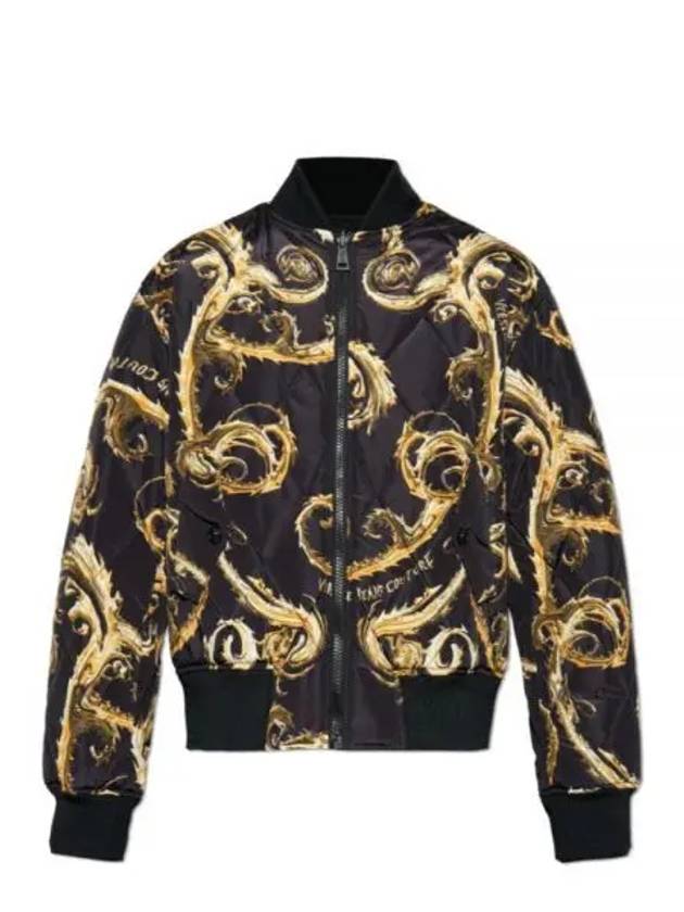 Chromo Couture Reversible Bomber Jacket 77GASD07CQD54G89 - VERSACE - BALAAN 1