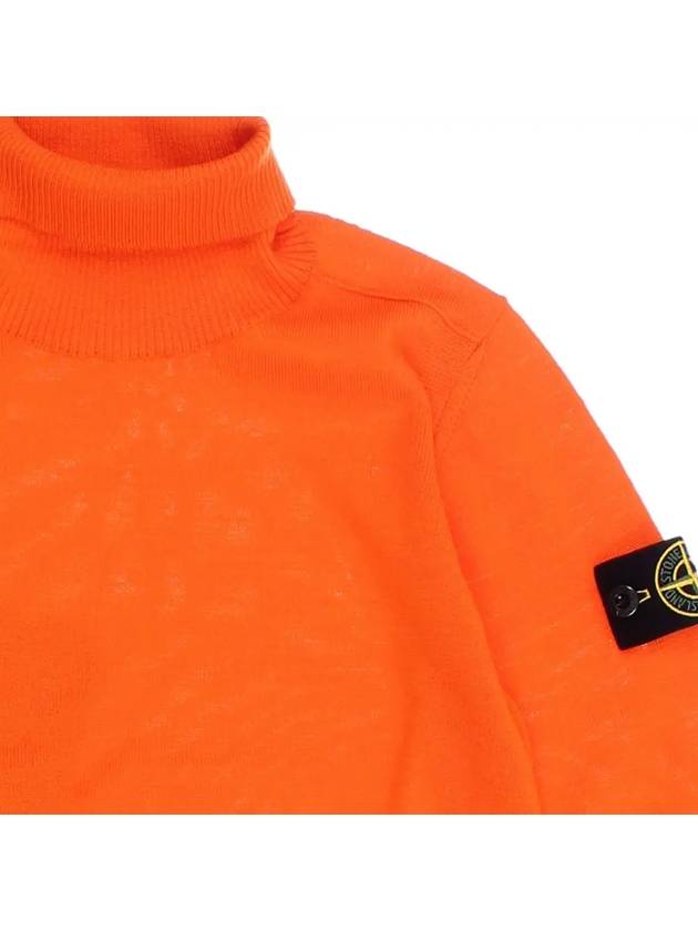 Kids Wappen Knit Orange 7516517A4 V0032 - STONE ISLAND - BALAAN 4