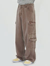 Pigment 4 Pocket Cargo Pants Brown - UNALLOYED - BALAAN 3