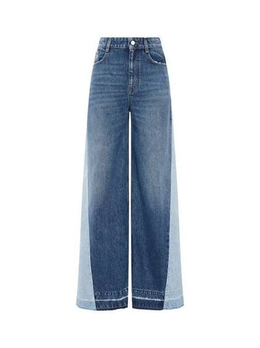 Women's Double Tone Flare Wide Jeans Blue 271215 - STELLA MCCARTNEY - BALAAN 1