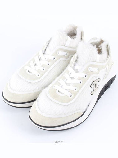 CC logo knit sneakers 36 230 - CHANEL - BALAAN 1